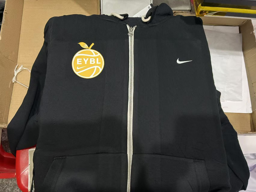 Front view of Hoodie Circuit "Peach Jam" Clothes, ideal for circuit, by courtkicks.
