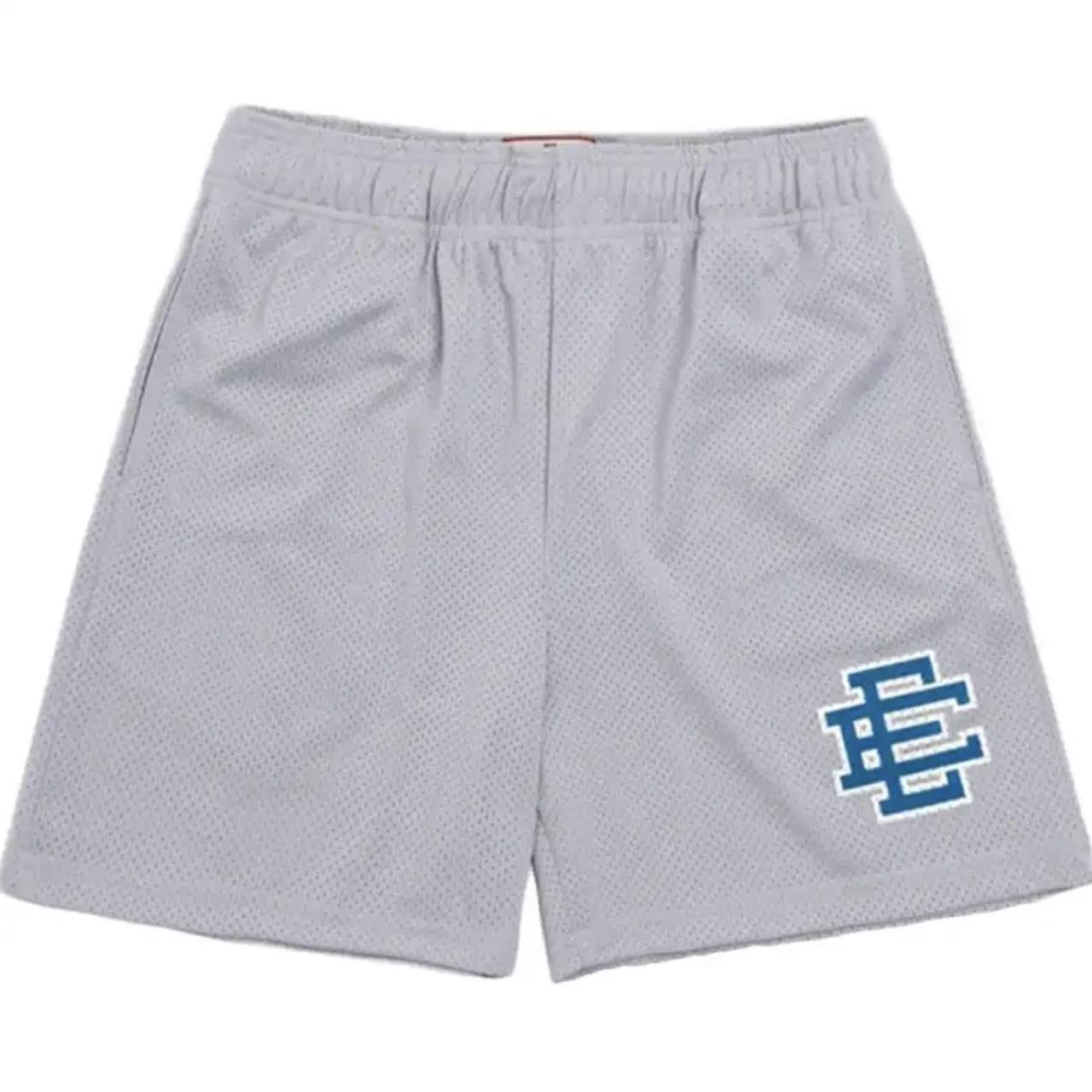 Front view of Basic "White" Shorts, ideal for mesh, by courtkicks.