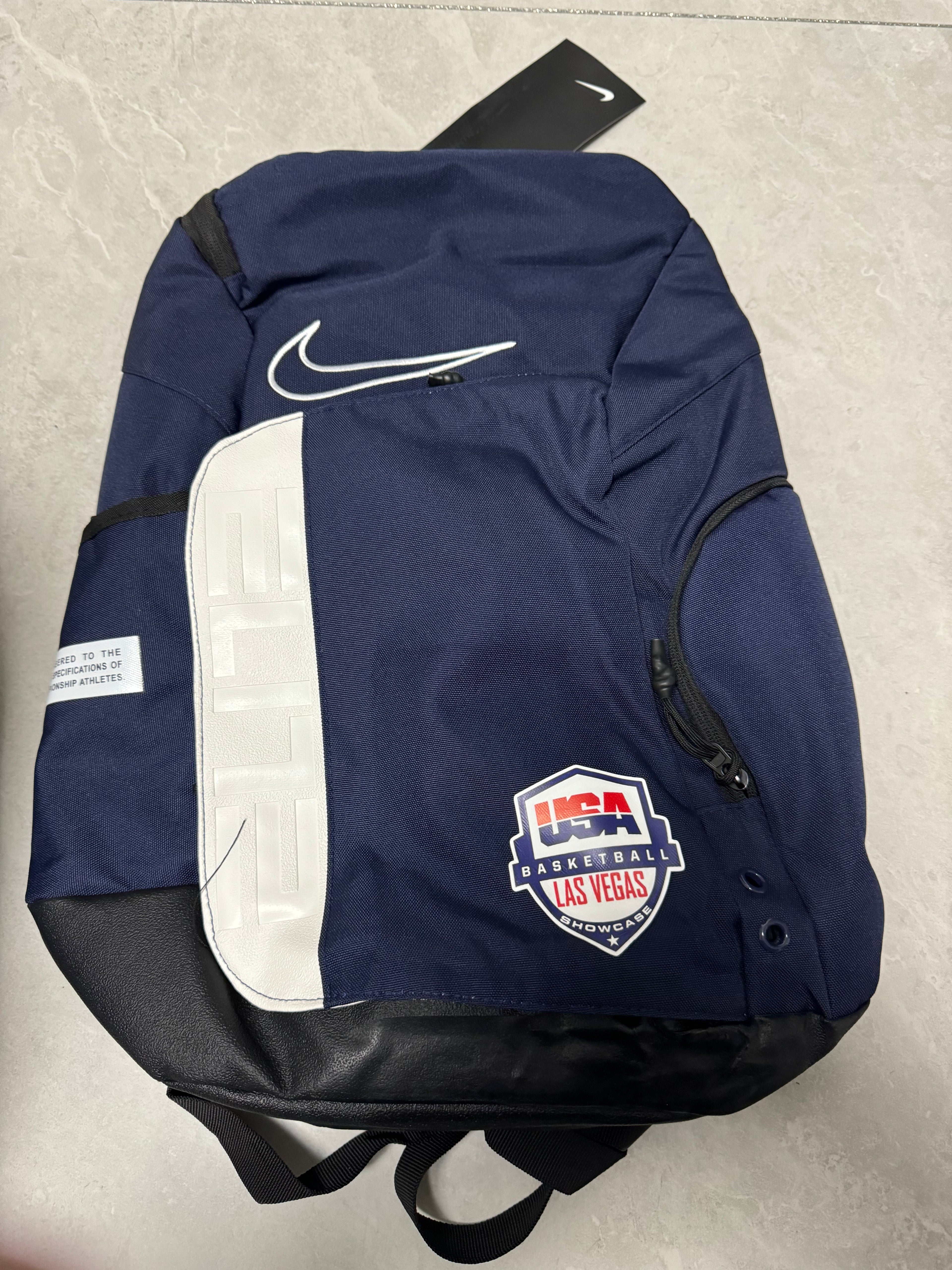 Front view of Backpack "USA" Bag, ideal for bag, by courtkicks.